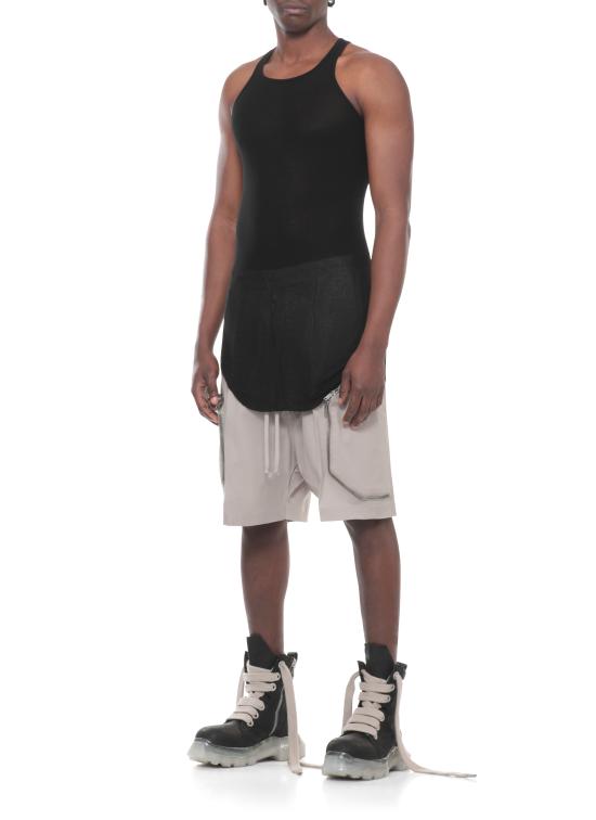 26SS 릭 오웬스 민소매 티셔츠 RU01F2150 RC09 Black - RICK OWENS