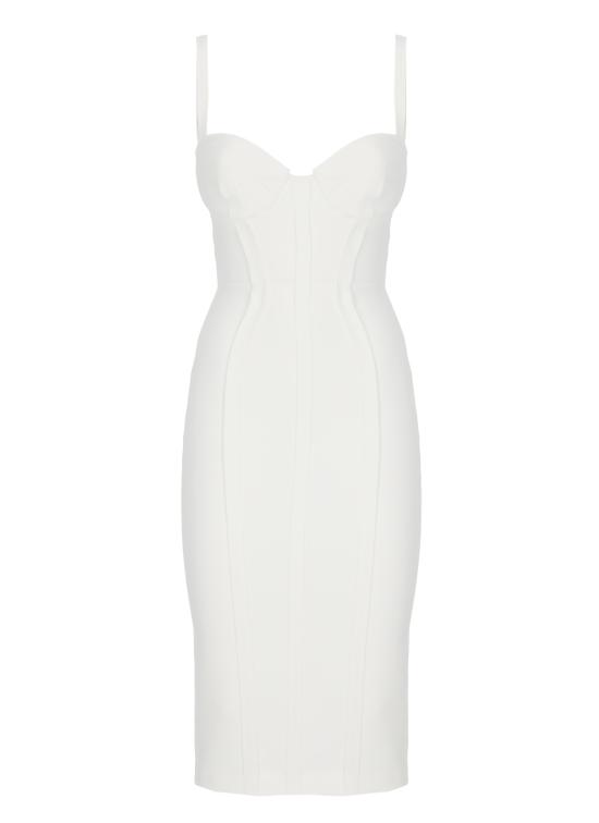 26SS 엘리자베타프랜치 미디 원피스 AB91861E2 360 Ivory