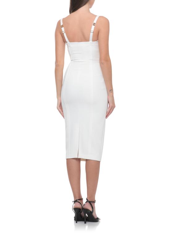 26SS 엘리자베타프랜치 미디 원피스 AB91861E2 360 Ivory - ELISABETTA FRANCHI