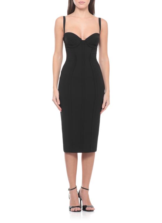 26SS 엘리자베타프랜치 미디 원피스 AB91861E2 110 Black - ELISABETTA FRANCHI