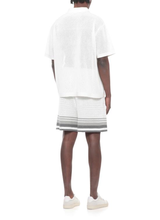 26SS 카사블랑카 반팔 셔츠 MSS26KW133803 MESH White - CASABLANCA