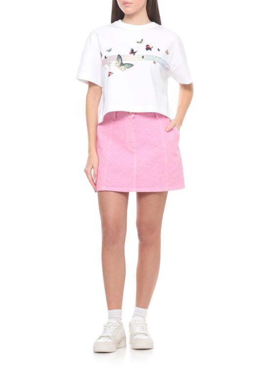 26SS 카사블랑카 미디 스커트 WSP26SK17901 DENIM Pink - CASABLANCA