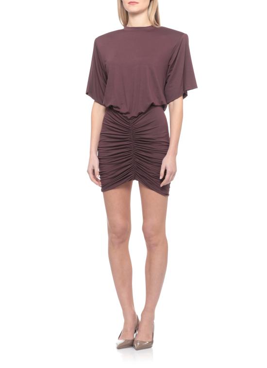 26SS 안다마네 미디 원피스 T190181A TJV053375 Bordeaux - ANDAMANE