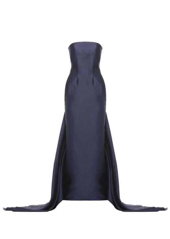 26SS 솔러스런던 미디 원피스 OS42005 NAVY Blue