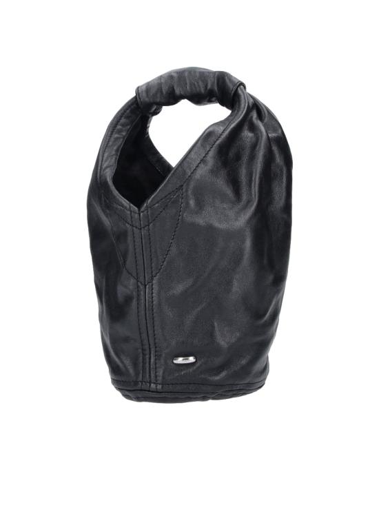 26SS 아워레가시 포핀호 드립 백 A2268FMA MALLEABLE BLACK BULL HIDE Black - OUR LEGACY