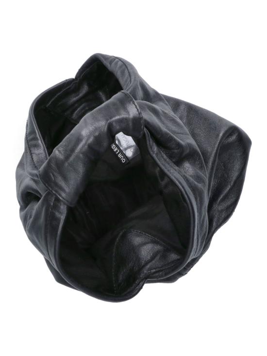 26SS 아워레가시 포핀호 드립 백 A2268FMA MALLEABLE BLACK BULL HIDE Black - OUR LEGACY