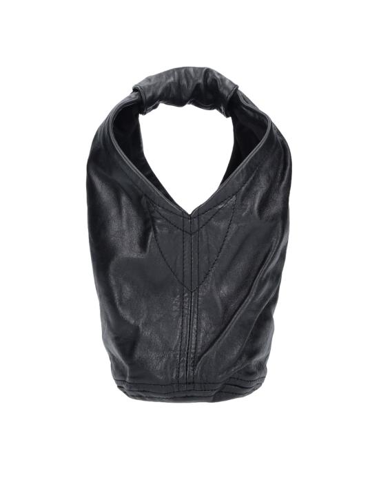 26SS 아워레가시 포핀호 드립 백 A2268FMA MALLEABLE BLACK BULL HIDE Black - OUR LEGACY