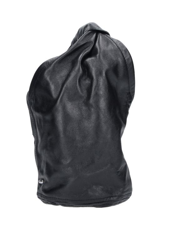 26SS 아워레가시 포핀호 드립 백 A2268FMA MALLEABLE BLACK BULL HIDE Black - OUR LEGACY