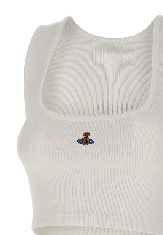 26SS 비비안웨스트우드 긴팔 티셔츠 1G010011 J009C A401 White - VIVIENNE WESTWOOD