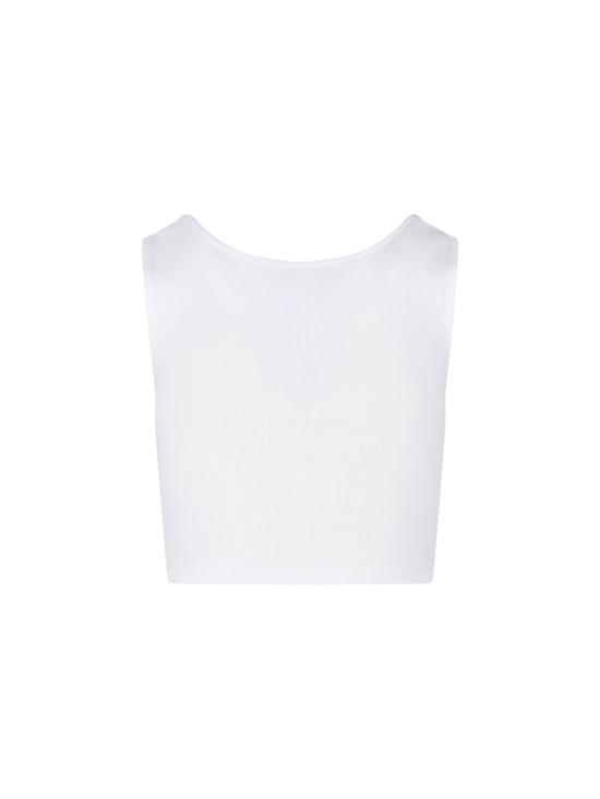 26SS 비비안웨스트우드 민소매 티셔츠 1G010011 J009C A401 White - VIVIENNE WESTWOOD