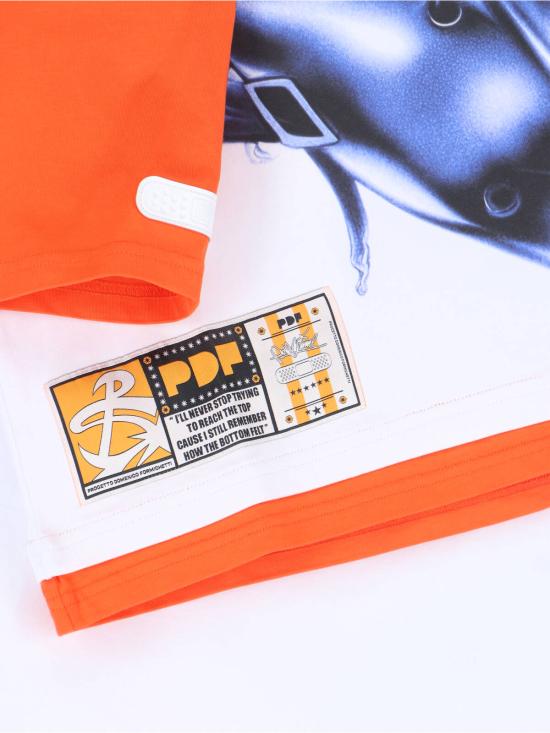 26SS 피디에프 반팔 티셔츠 DFM54043TJ101 MASK White - PDF