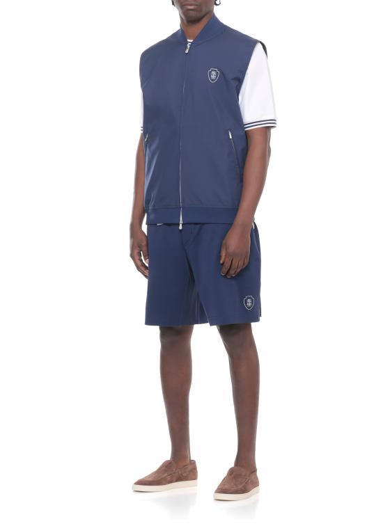 26SS 브루넬로 쿠치넬리 나일론 베스트 MB4229083T C010 Blue - BRUNELLO CUCINELLI