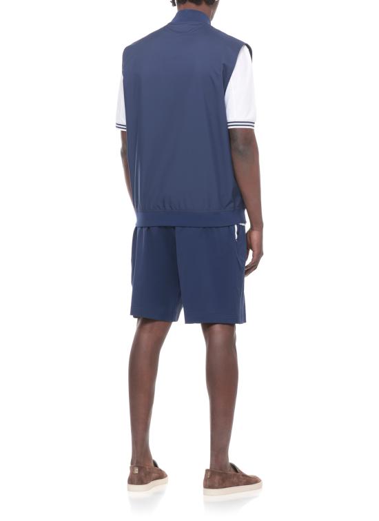 26SS 브루넬로 쿠치넬리 나일론 베스트 MB4229083T C010 Blue - BRUNELLO CUCINELLI