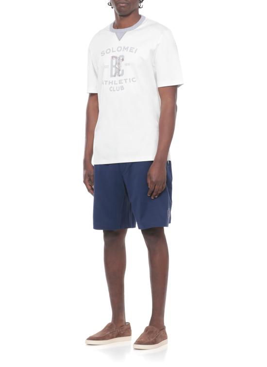 26SS 브루넬로 쿠치넬리 반팔 티셔츠 M0B131001G CFR27 White - BRUNELLO CUCINELLI