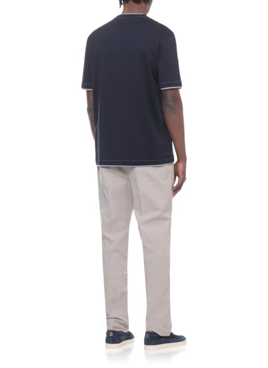 26SS 브루넬로 쿠치넬리 반팔 티셔츠 M0B137451G CD325 Blue - BRUNELLO CUCINELLI