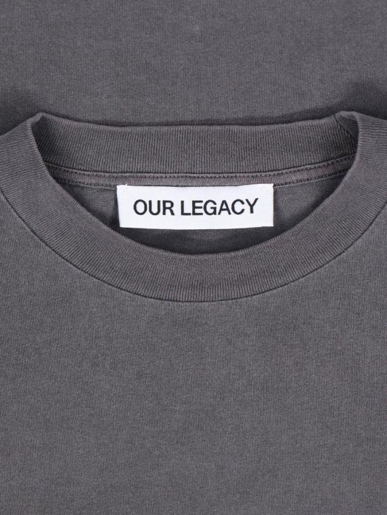 26SS 아워레가시 반팔 티셔츠 M2266BWG WORN GRAPHITE LEGACY JERSEY Grey - OUR LEGACY