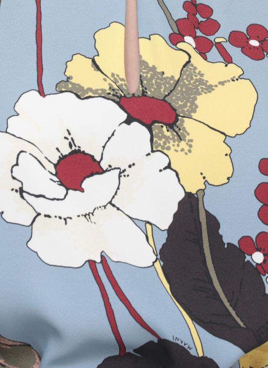 26SS 마르니 미디 원피스 ABMA1545Q0 UTVA65MFB31 Light Blue - MARNI