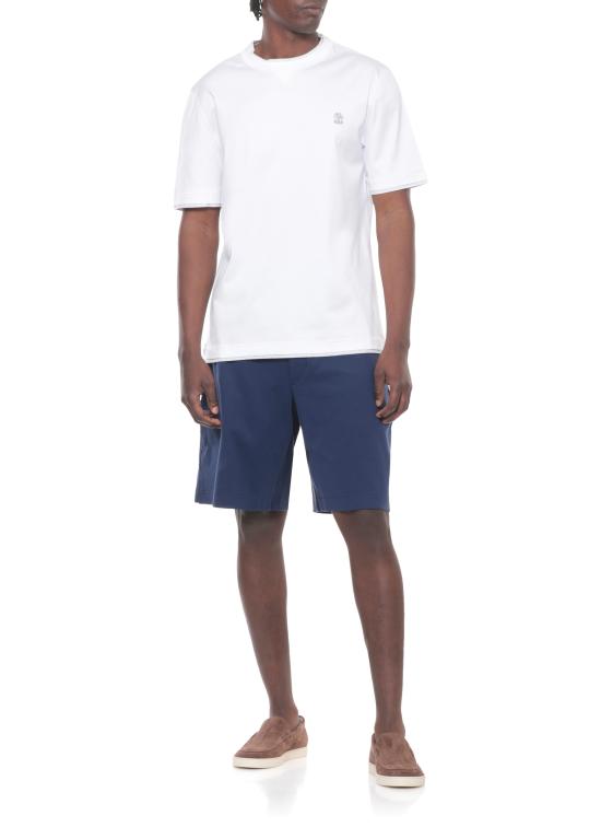 26SS 브루넬로 쿠치넬리 반팔 티셔츠 M0B137451G CW787 White - BRUNELLO CUCINELLI