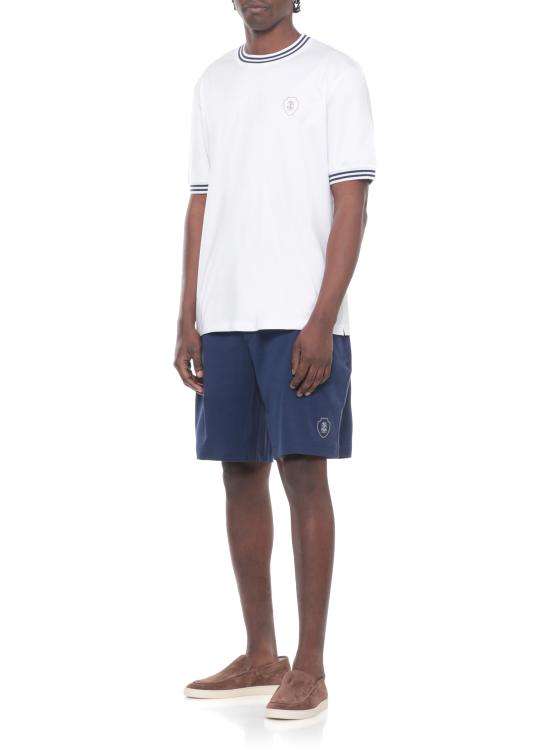 26SS 브루넬로 쿠치넬리 반팔 티셔츠 M0B131386T C6159 White - BRUNELLO CUCINELLI