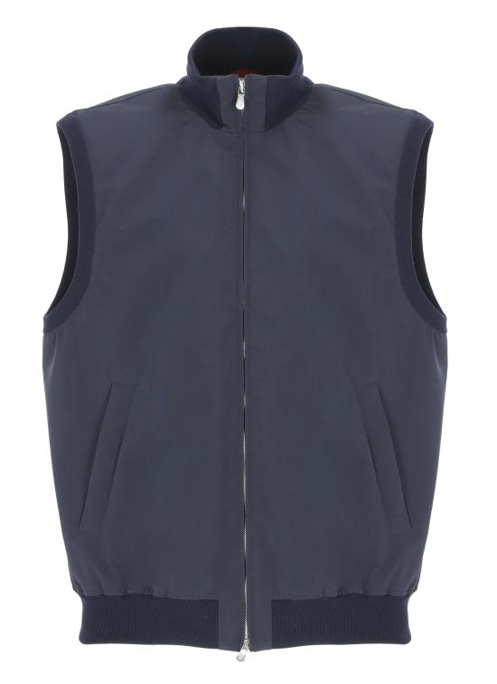 26SS 브루넬로 쿠치넬리 가공 나일론 웨이스트코트 MM4796584 CIR70 Blue