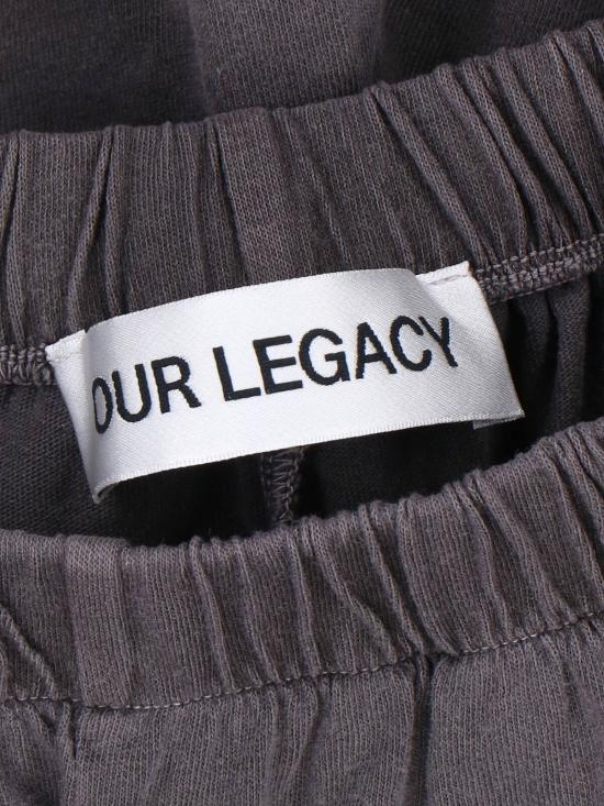 26SS 아워레가시 고어드 쇼츠 W2266GWG WORN GRAPHITE LEGACY JERSEY Grey - OUR LEGACY