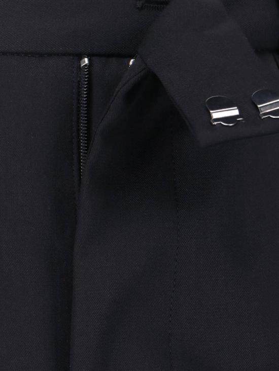 26SS 비비안웨스트우드 스트레이트 팬츠 1F010008 W01CL N401 Black - VIVIENNE WESTWOOD