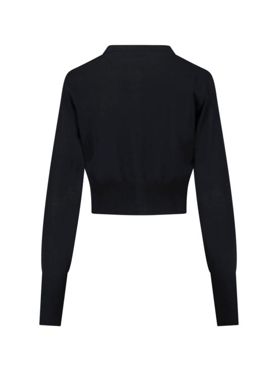 26SS 비비안웨스트우드 베아 크롭드 가디건 1803002U Y003F N401 Black - VIVIENNE WESTWOOD