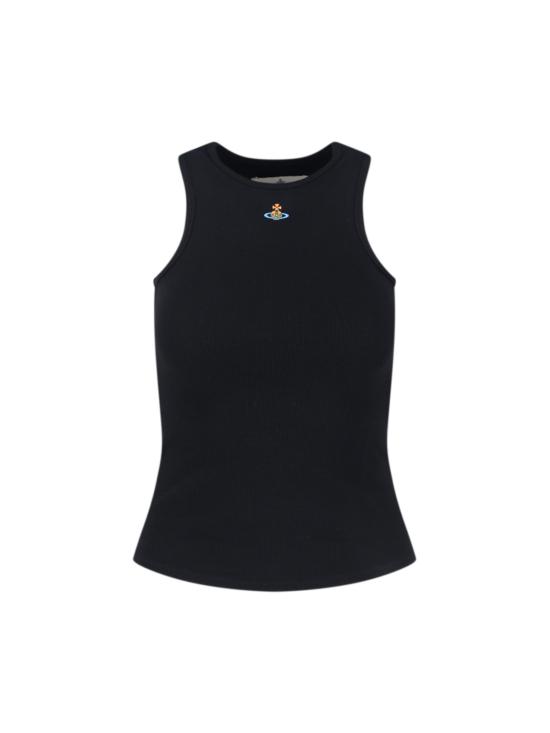 26SS 비비안웨스트우드 민소매 티셔츠 3G01003Z J009C N401 Black