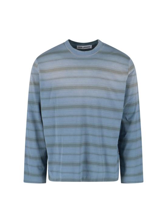 26SS 아워레가시 반팔 티셔츠 M2266BS SPRAY FADE GHOST STRIPE MultiColour