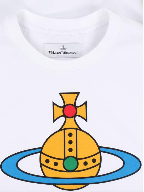 26SS 비비안웨스트우드 반팔 티셔츠 3G01004S J001M A401 White - VIVIENNE WESTWOOD