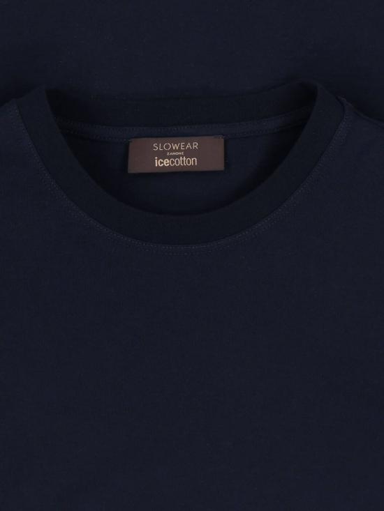 26SS 자노네 반팔 티셔츠 815224 ZG380 Z0542 Blue - ZANONE