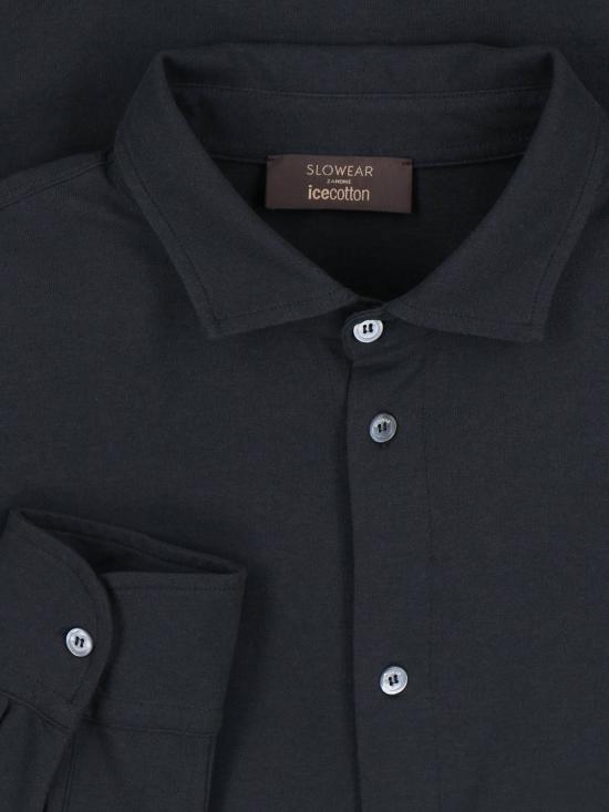 26SS 자노네 긴팔 셔츠 815167 ZG380 Z0015 Black - ZANONE