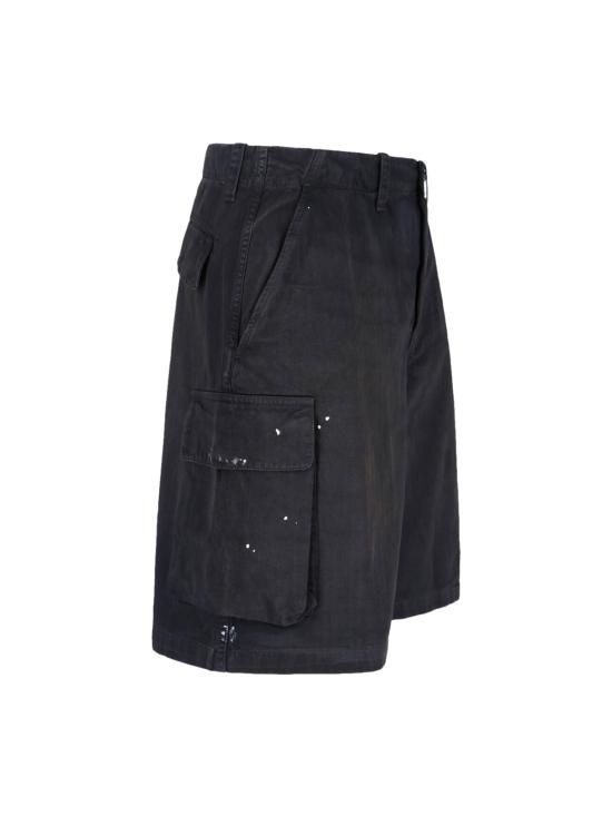 26SS 아워레가시 마운트 쇼츠 네뷸라 워시 정글 헤링본 M2264MSJH NEBULA WASH JUNGLE HERRINGBONE Black - OUR LEGACY