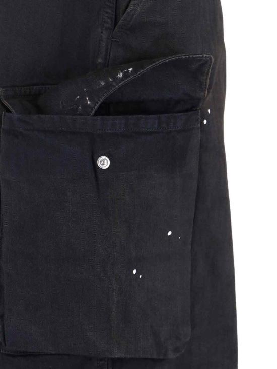 26SS 아워레가시 마운트 쇼츠 네뷸라 워시 정글 헤링본 M2264MSJH NEBULA WASH JUNGLE HERRINGBONE Black - OUR LEGACY