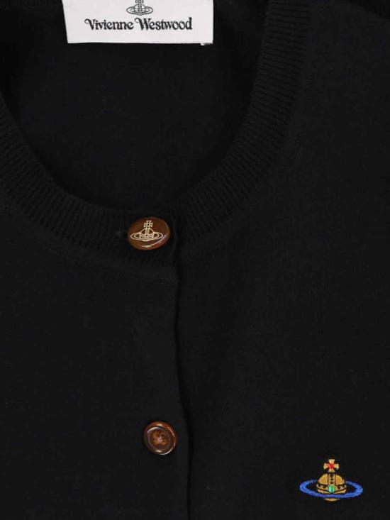 26SS 비비안웨스트우드 BEA 베아 니트 가디건 1803002P Y003F N401 Black - VIVIENNE WESTWOOD