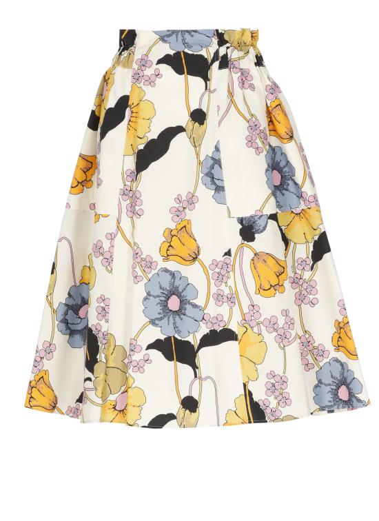 26SS 마르니 미디 스커트 GOMA0812A1 UTC581MFW08 Ivory