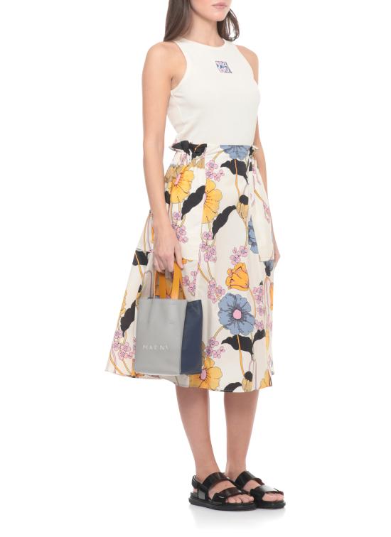 26SS 마르니 미디 스커트 GOMA0812A1 UTC581MFW08 Ivory - MARNI