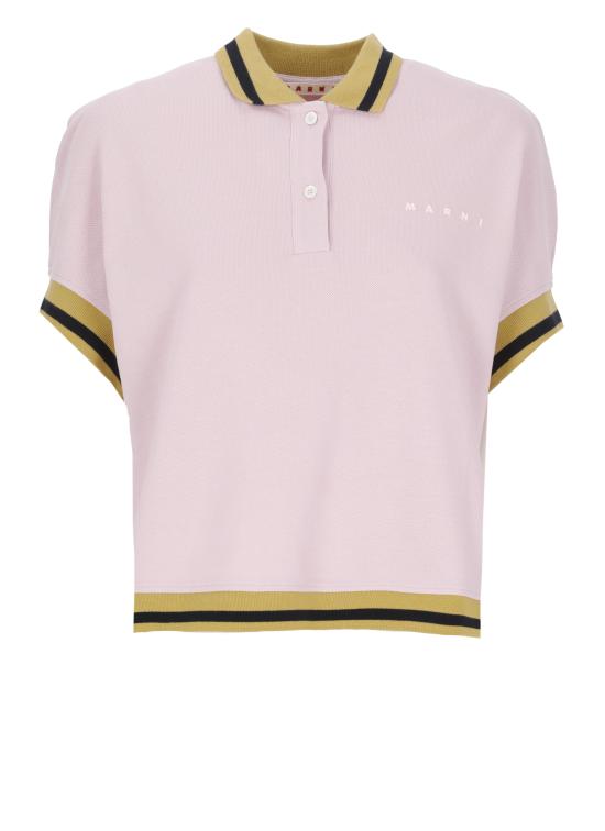 26SS 마르니 폴로 티셔츠 THJE0389LS UTC59900C20 Pink
