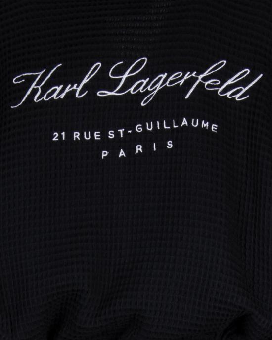 26FW 칼라거펠트 라운지 웨어 231M2180 999 Black NERO - KARL LAGERFELD