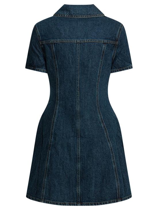 25FW 셀프 포트레이트 데님 원피스 AW25807SBBLBLUE - SELF PORTRAIT