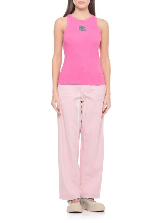 26SS 마르니 민소매 티셔츠 THJE0380S0 UTC60000C57 Fuchsia - MARNI