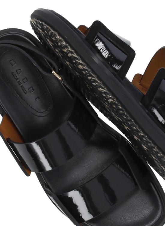 26SS 마르니 샌들 FBMS018001 P761500N99 Black - MARNI
