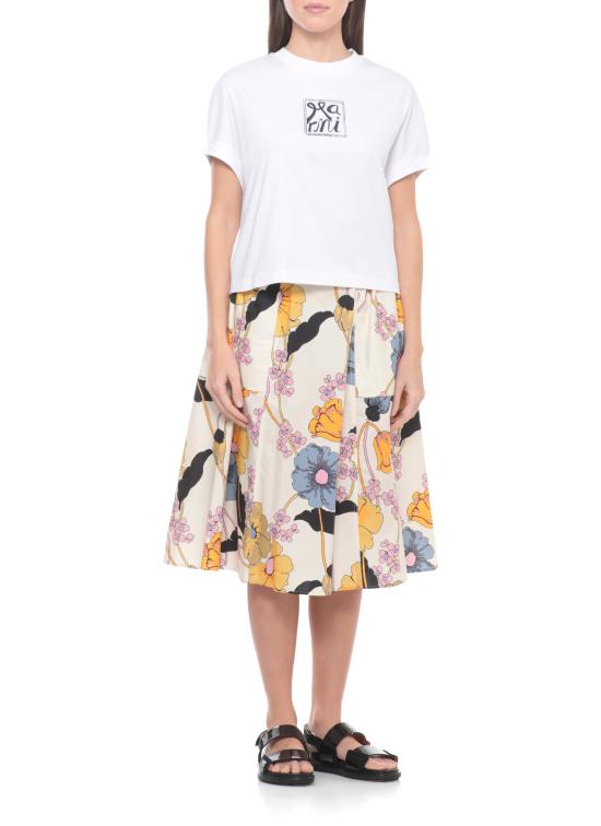 26SS 마르니 반팔 티셔츠 THJE0384P0 USCY88LOW01 White - MARNI