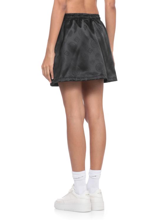 25FW 카사블랑카 미디 스커트 WAW25SK18001 BLACK Black - CASABLANCA