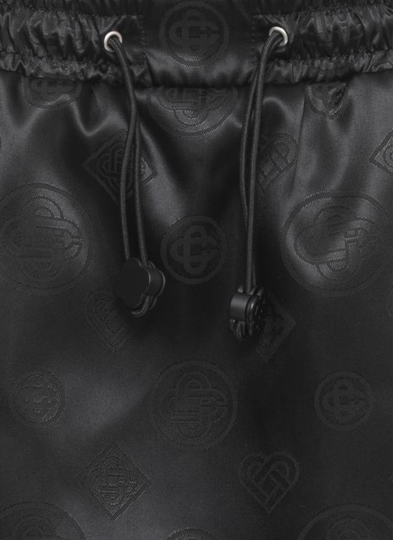 25FW 카사블랑카 미디 스커트 WAW25SK18001 BLACK Black - CASABLANCA