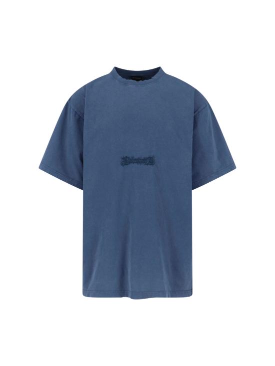 26SS 발렌시아가 반팔 티셔츠 850403 TTVO8 2061 Blue