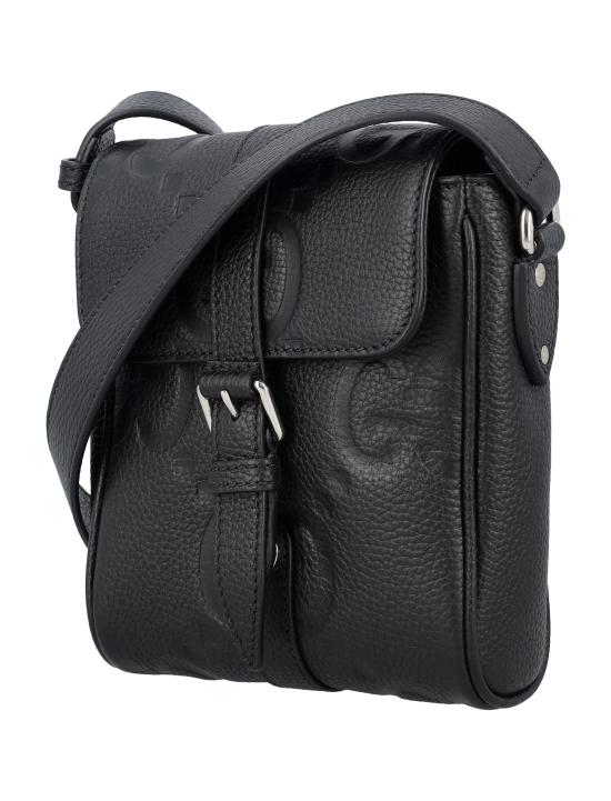 25FW 구찌 점보 GG 스몰 메신저 백 760235AABY0 1000 BLACK BLACK - GUCCI