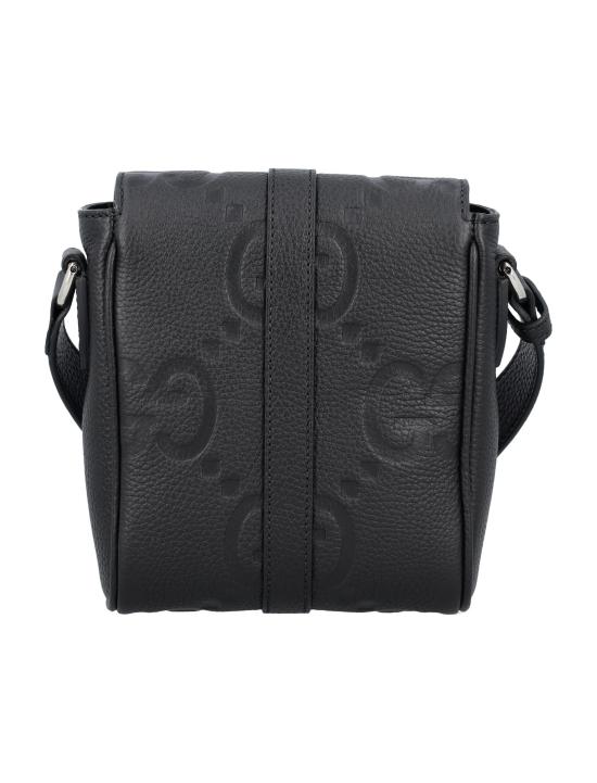 25FW 구찌 점보 GG 스몰 메신저 백 760235AABY0 1000 BLACK BLACK - GUCCI