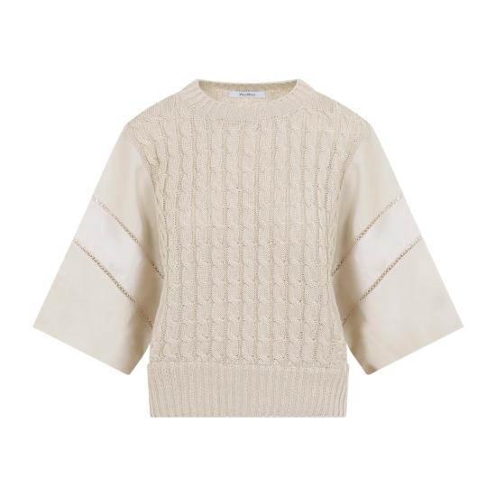 26SS 막스마라 스웨터 2611361012600 001 LINO UNITO NUDE NEUTRALS