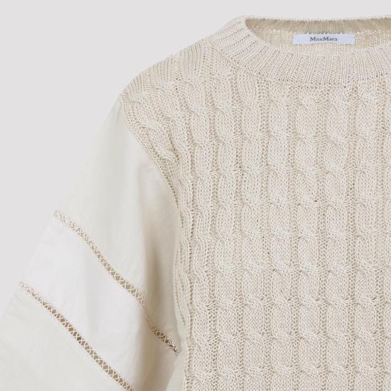 26SS 막스마라 스웨터 2611361012600 001 LINO UNITO NUDE NEUTRALS - MAX MARA